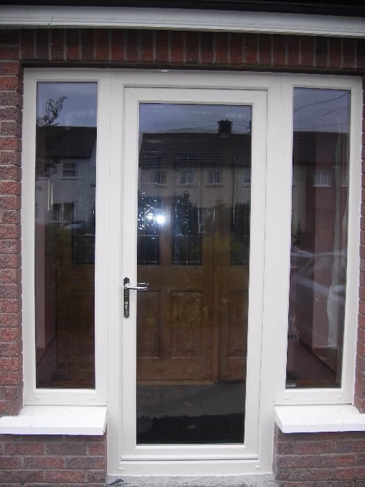 Range of uPVC and composite back door colours offered by Airtight Window Systems