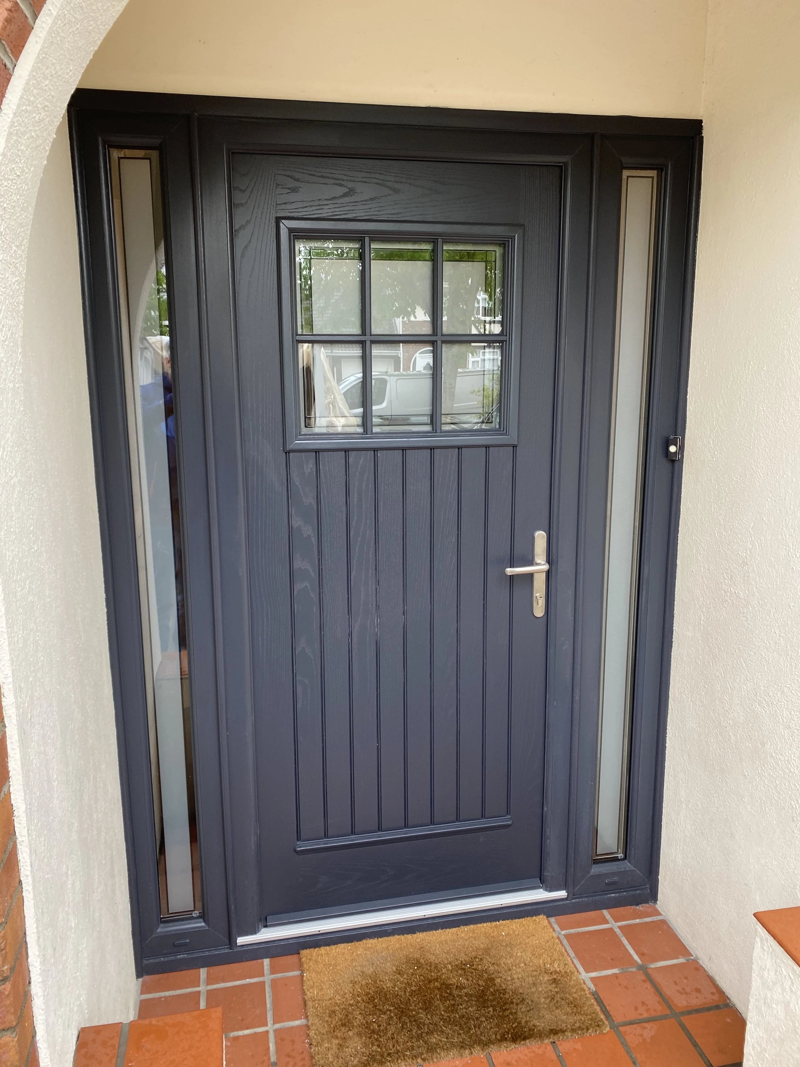 Range of composite door styles and colours fitted by Airtight