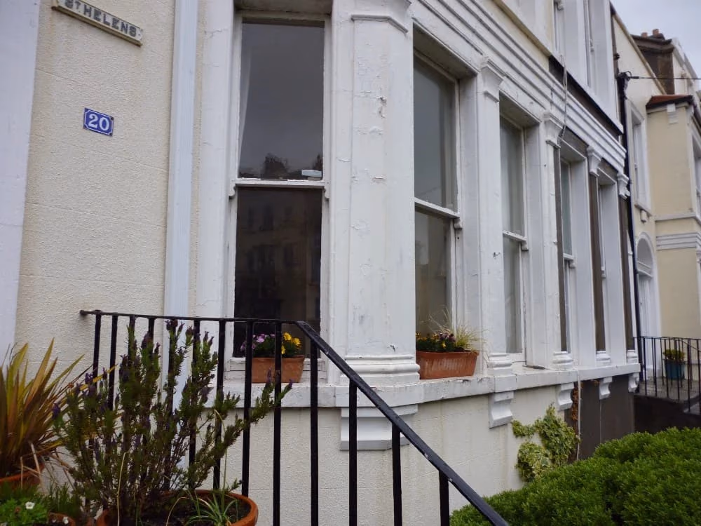 Sliding sash windows Dublin period home