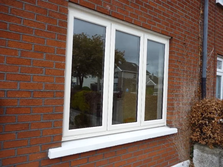 Sitting room with large A-rated glazing fitted by Airtight